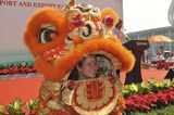 Its My Wife Ciria Mendez in a Chinese Dragon