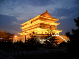 DRUM TOWER AT NIGHT - XI'AN
