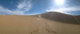 The View of Desert in Inner Mongolia