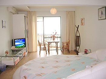 Honeymoon Roundbed Room - Bage Holiday Apartments - Sanya