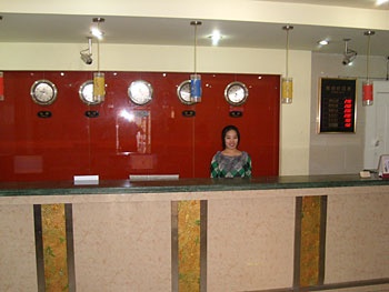 Reception Desk - Jinxi Hotel Beijing