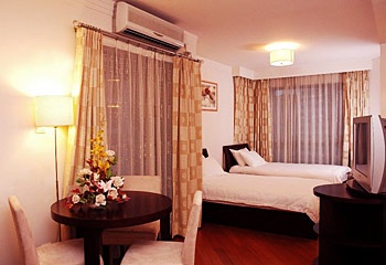 River View Room/Twin Beds - Haiyue Binjiang Hotel Serviced Apartment