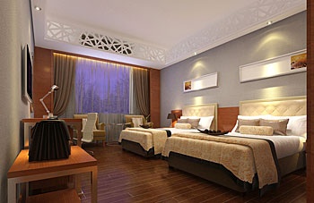 Guest Room - Lvyin He Tai Hotel - Chengdu