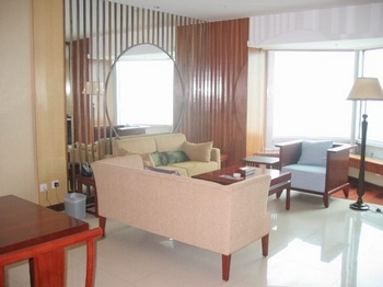 Living Room - Xinda Square Apartment Hotel - Tianjin