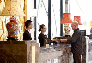 Reception Desk - Yun Tian Lou Holiday Royal Hotel - Wenzhou