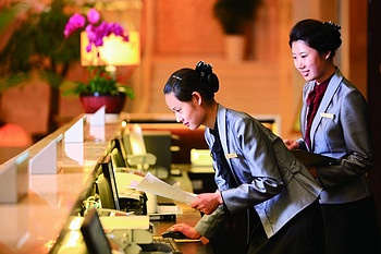 Reception Desk - Junrui Lily Hotel - Huangshan