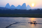 Sunrise on the Li River