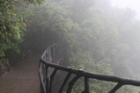 Cloudy path on Tianmen Mountain