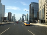 Taxi tour in Beijing - new skyscrapers