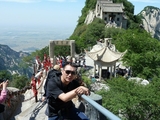 Visit to Mount Huashan, south of Huayin city and in east of Xian, China.