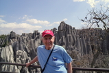 Mickey at the Stone Forest in Kunming