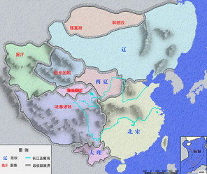 map of Liao Dynasty