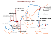 Yellow River Gorges Map