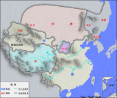 map of Jin Dynasty