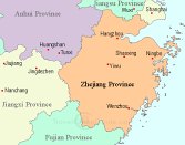 Zhejiang map